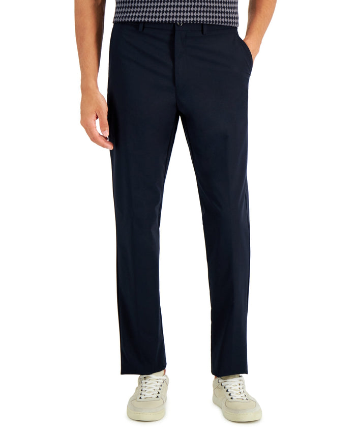 Tommy Hilfiger Men’s Modern-Fit Navy Tech Suit Separate Pants, 34X32 by Vanessa Jane