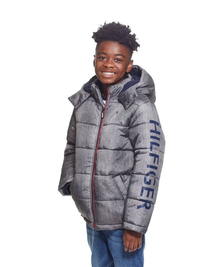 Tommy Hilfiger Little Boys Classic Logo Puffer Jacket by Vanessa Jane