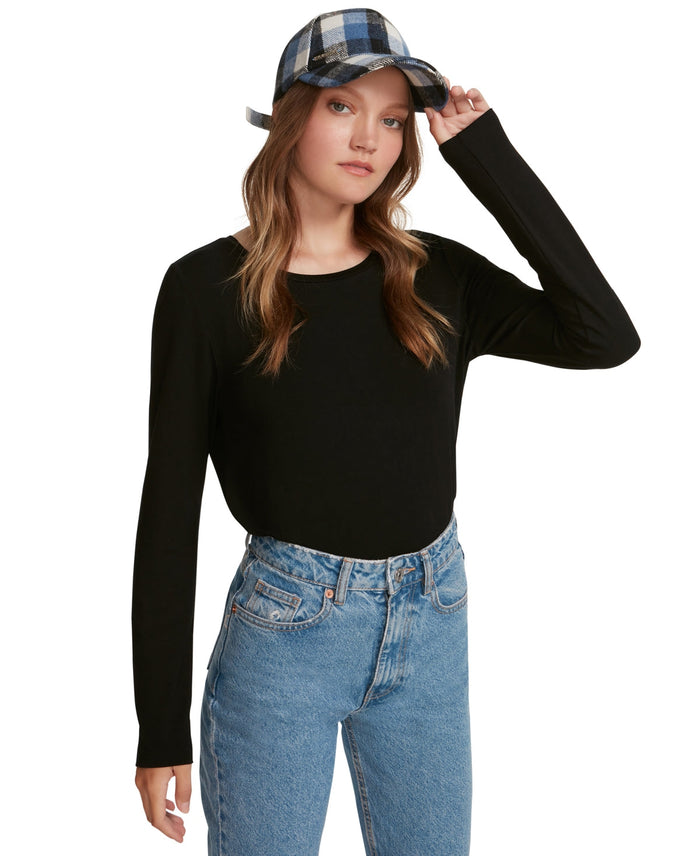 Steve Madden Brushed Plaid Cap by Vanessa Jane
