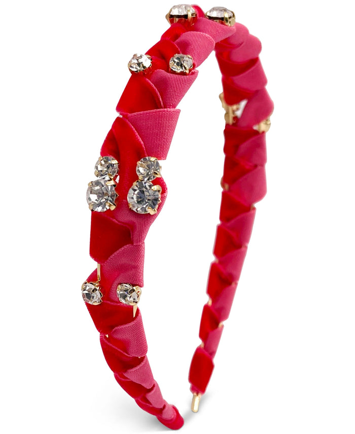 Inc International Concepts Crystal Velvet Headband by Vanessa Jane
