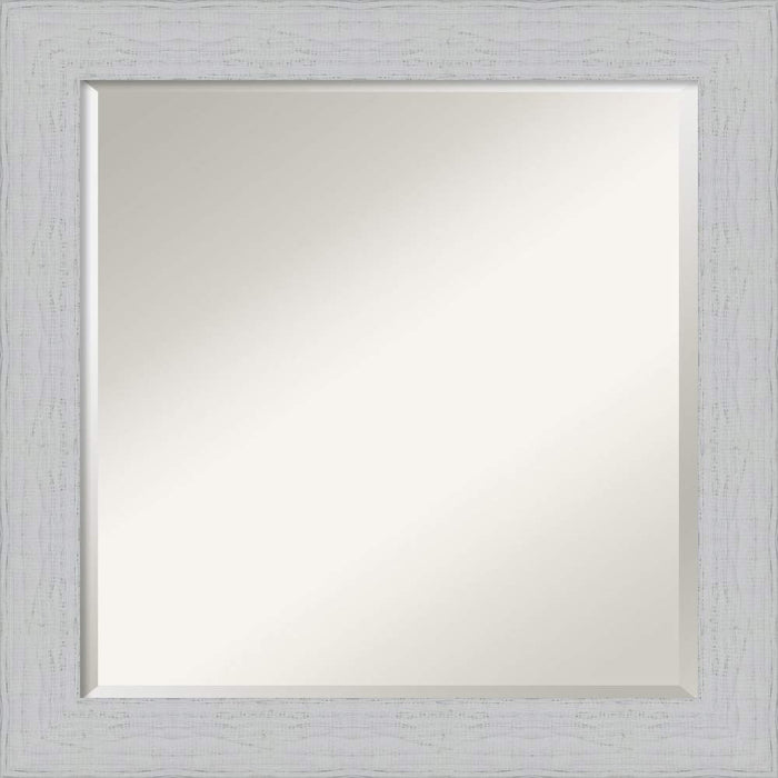 Amanti Art Framed Shiplap White Wall Mirror by Vanessa Jane