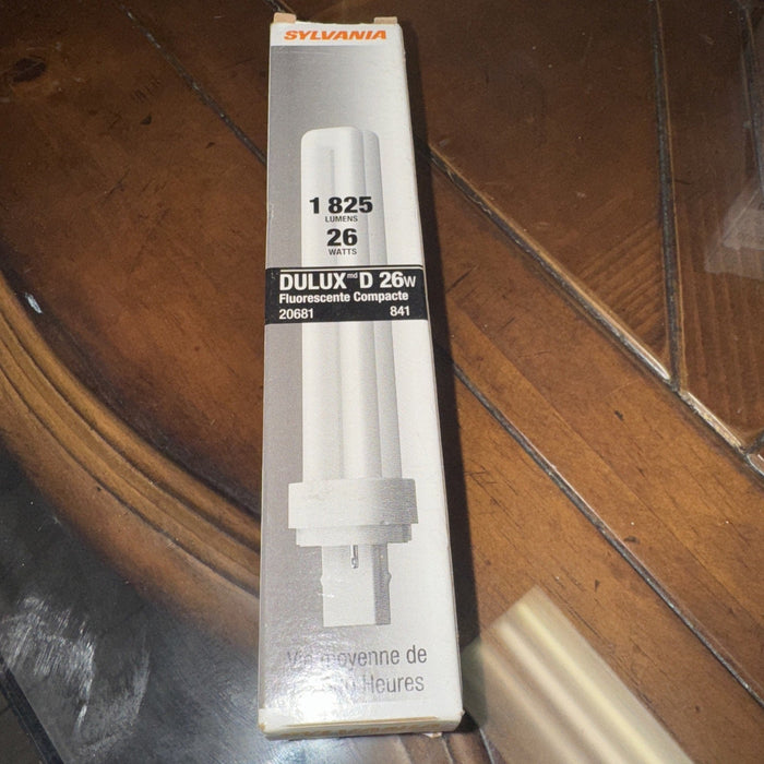 Sylvania 26W 4100K G24D-3 Compact Fluorescent Light Bulb by Price Is Right Miami