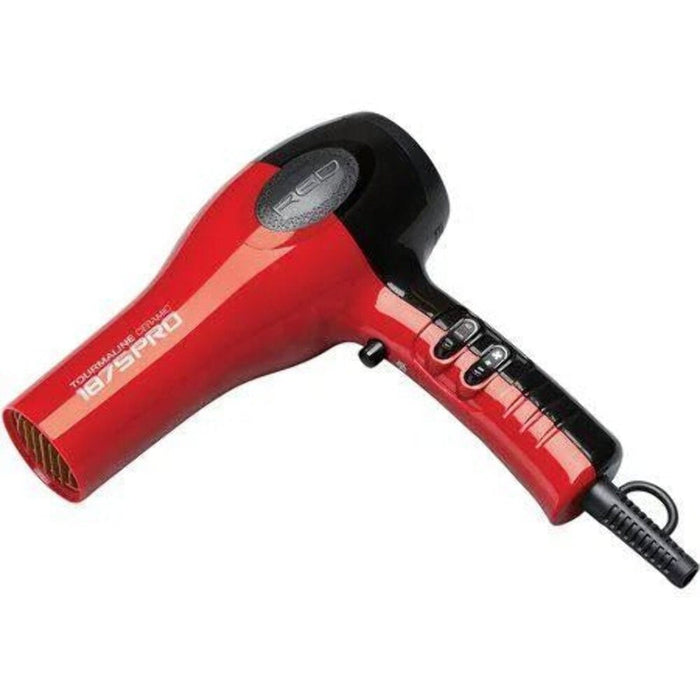 KISS Red Tourmaline Ceramic Hair Dryer with 4 Styling Attachments by Price Is Right Miami