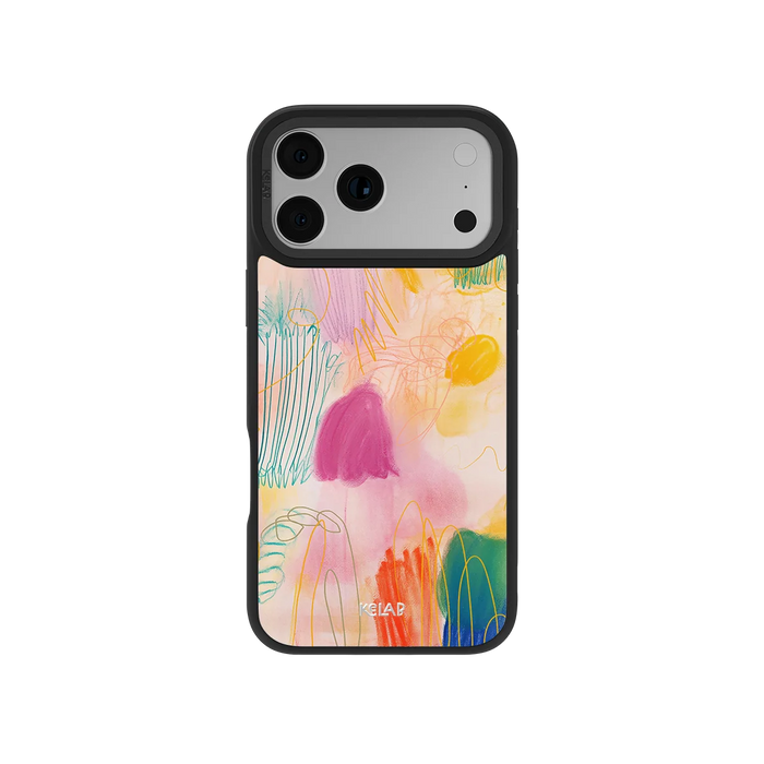 Cloud Scribble | Abstract Art iPhone Case by KELAB