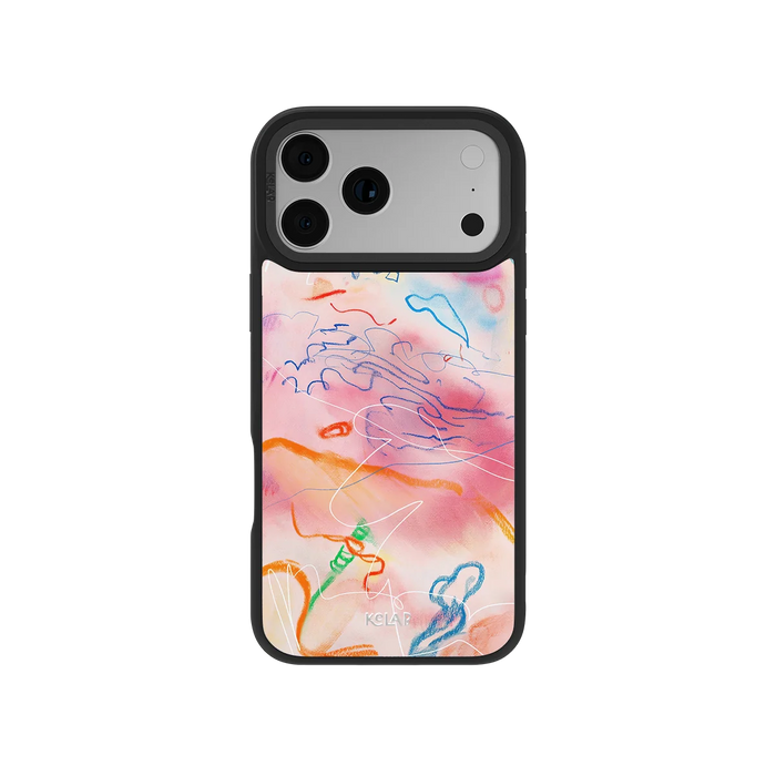 Vivid Frequency | Abstract Art iPhone Case by KELAB