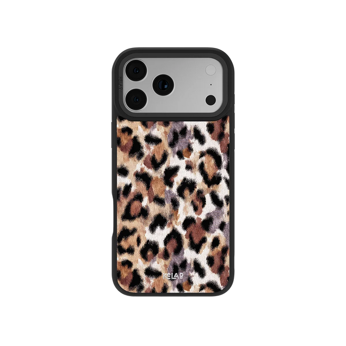 Sahara Plush | Tan Cheetah Print iPhone Case by KELAB