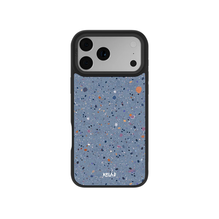 Seaside Drift | Blue Paint Splatter iPhone Case by KELAB