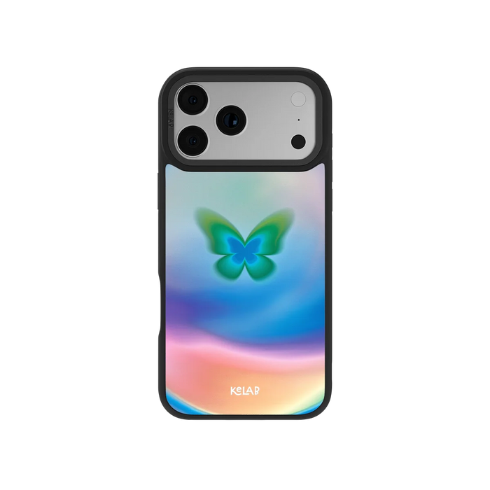 Celestial Wings | Gradient Butterfly iPhone Case by KELAB