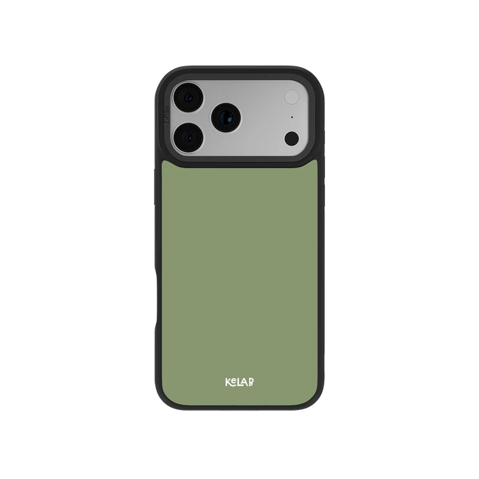 Matcha Bark | Solid Matcha Green iPhone Case by KELAB