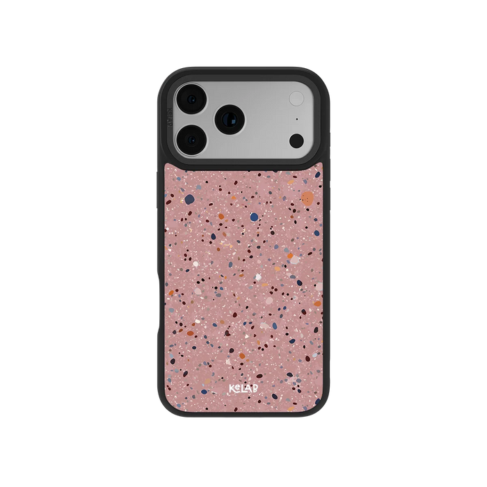 Rose Clay | Pink Paint Splatter iPhone Case by KELAB