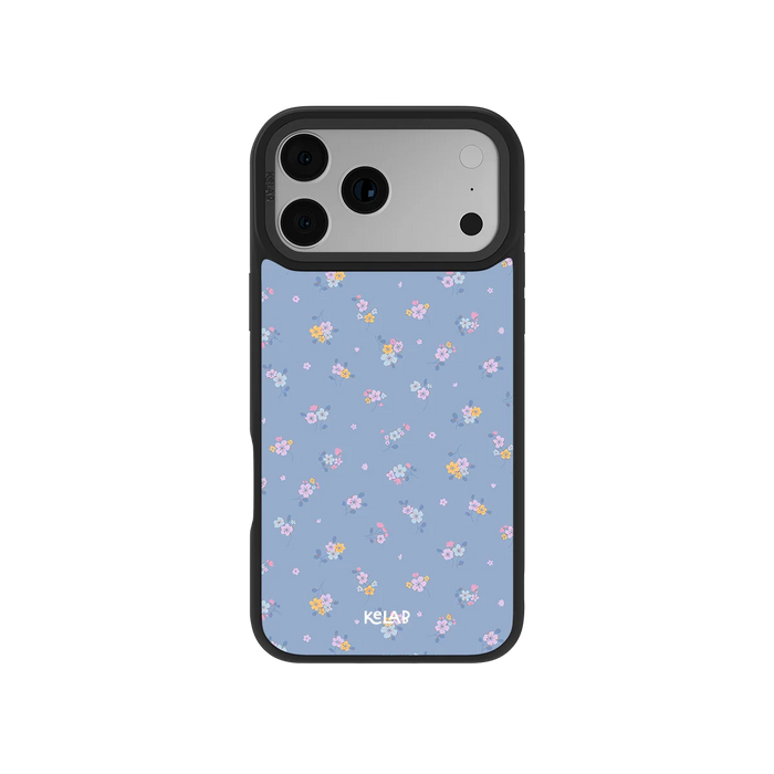 Tiny Meadow | Pastel Blue Floral iPhone Case by KELAB