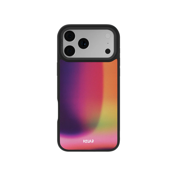 Lucid Ember | Purple Gradient Aura iPhone Case by KELAB