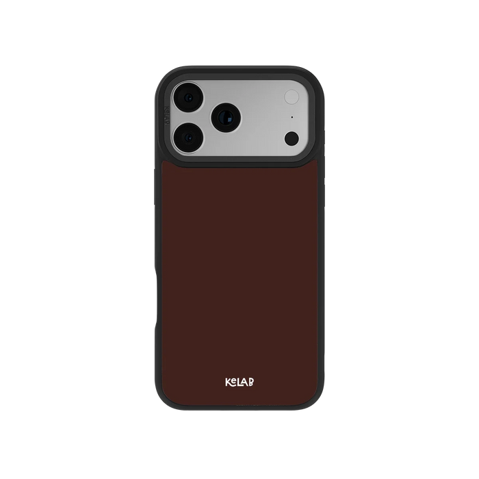 Espresso | Solid Rich Brown iPhone Case by KELAB