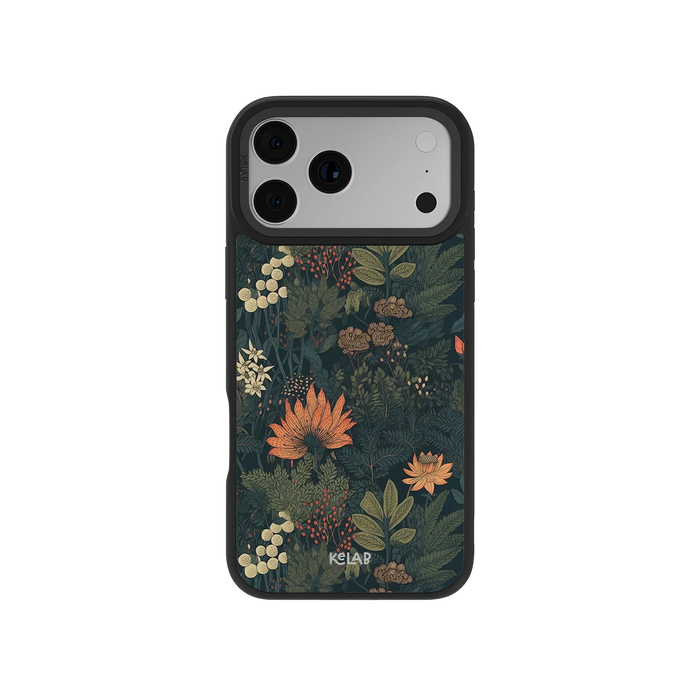 Elderberry Enchantment | Dark Academia Floral iPhone Case by KELAB