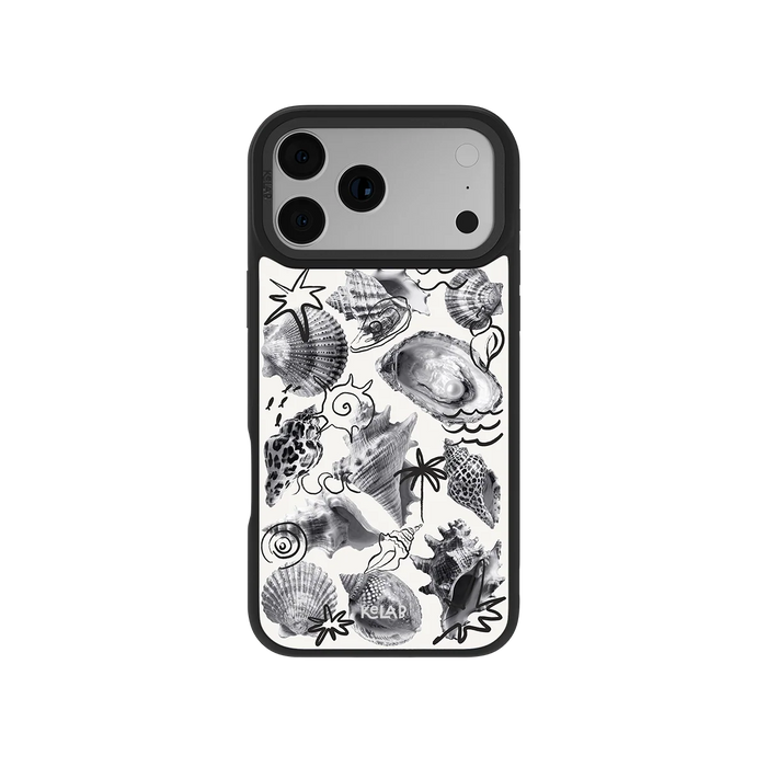 Coastal Curiosities | Seashell Sketch iPhone Case by KELAB