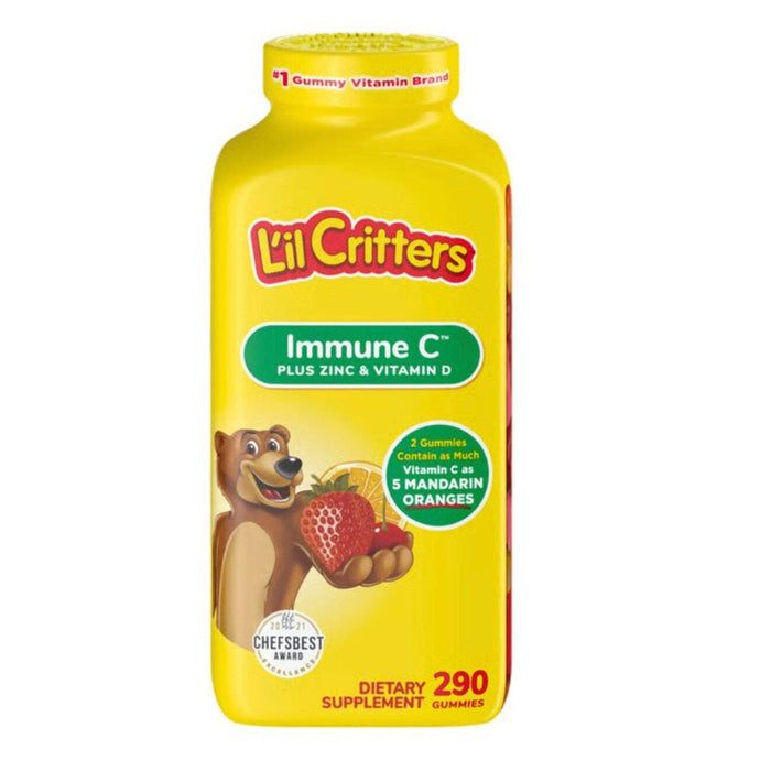 L'il Critters Immune C + Zinc & Vitamin D Gummies (290 ct) by Price Is Right Miami