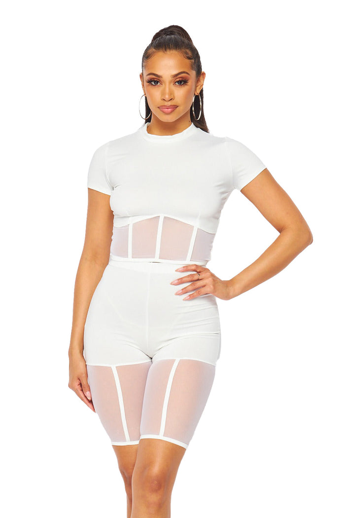 Two Piece Shorts Set by The House of Stylez