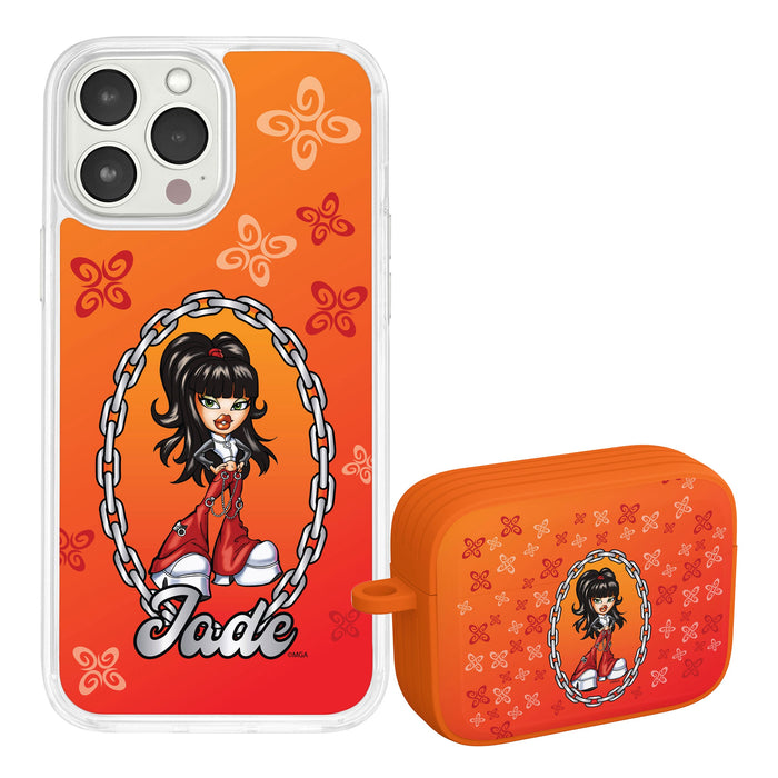 Bratz® Passion For Fashion HD Apple iPhone 15 Mag-Safe Phone Case and AirPods Pro Combo Package by Affinity Bands