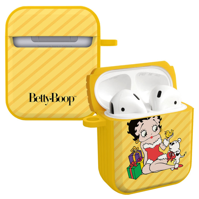 Betty Boop Happy Holidays HDX Apple AirPods Gen 1 & 2 Case Cover by Affinity Bands