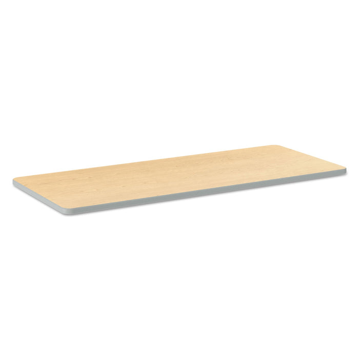 HON Build Rectangle Shape Table Top, 60w x 24d, Natural Maple