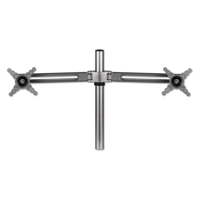 Fellowes Lotus Dual Monitor Arm Kit, For 26" Monitors, Silver, Supports 13 lb