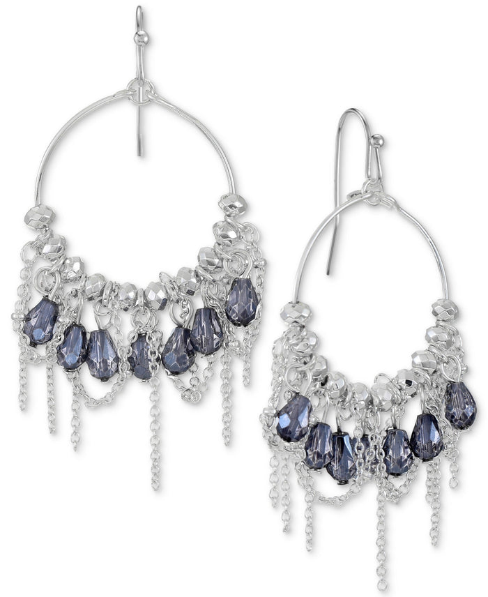 Style and Co Bead, Stone and Chain Chandelier Earrings by Vanessa Jane