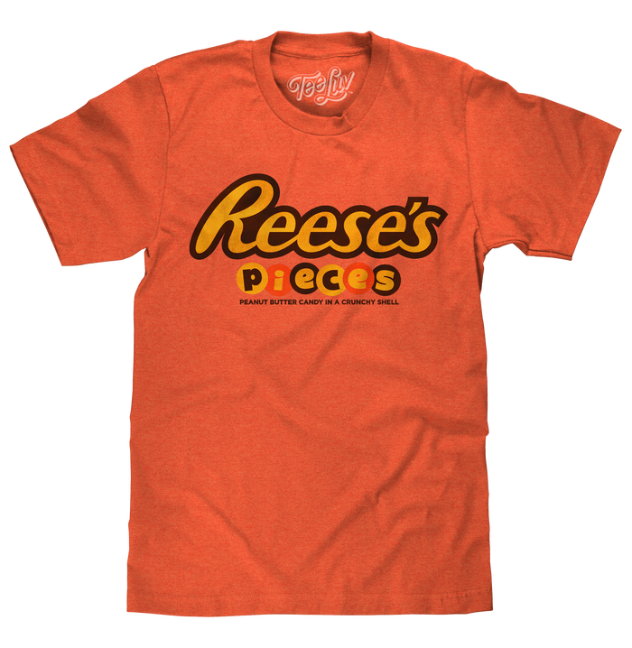 Reese's Pieces T-Shirt - Orange by Tee Luv