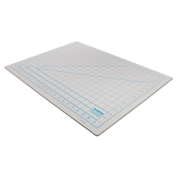 X-ACTO Self-Healing Cutting Mat, Nonslip Bottom, 1" Grid, 18 x 24, Gray