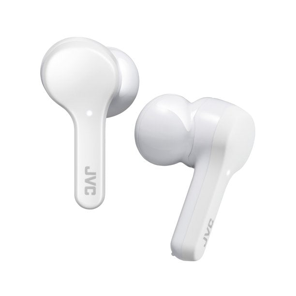 IN STOCK! JVC HA-A8TW In-Ear True Wireless Stereo Bluetooth® Earbuds with Microphone and Charging Case (White) by Silarius