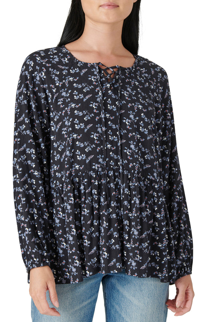 Lucky Brand Women’s Floral Printed Tunic, Size XS by Vanessa Jane