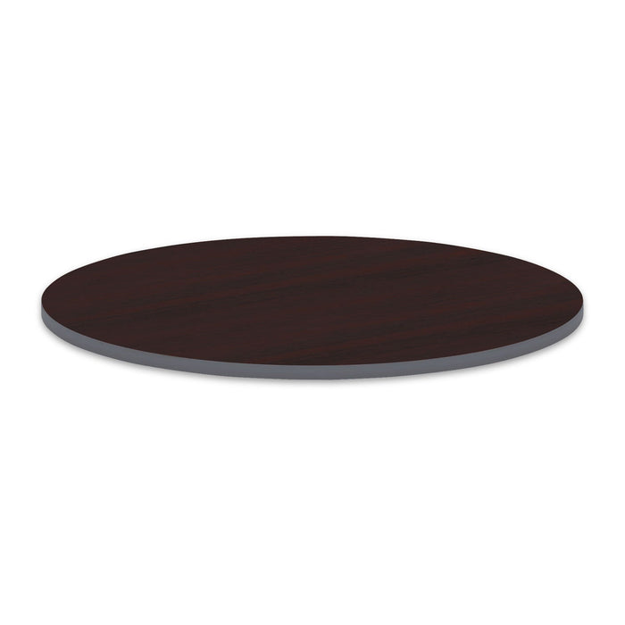 Alera Reversible Laminate Table Top, Round, 35.5" Diameter, Medium Cherry/Mahogany