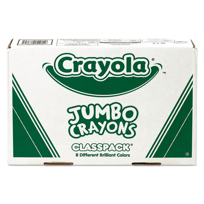Crayola Jumbo Classpack Crayons, 25 Each of 8 Colors, 200/Set