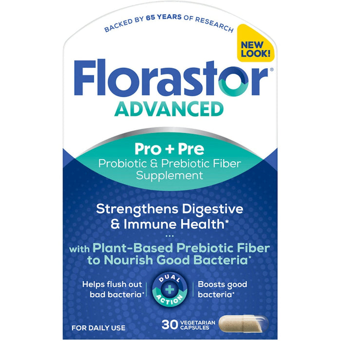 Florastor® Pre Daily Probiotic & Fiber Supplement – 30 Ct Box by Pasteur Pharmacy