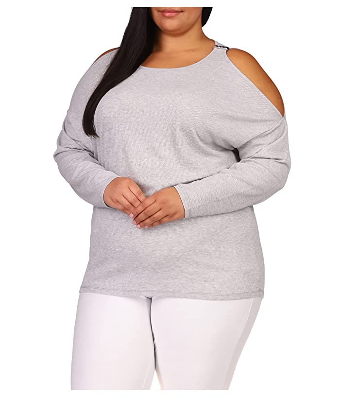 Michael Michael Kors Plus-Size Embellished Cutout Top, Size 1X by Vanessa Jane
