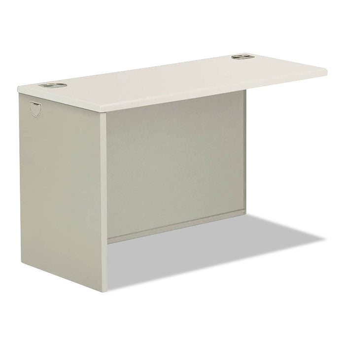 HON 38000 Series Return Shell, Left, 33.75w x 65d x 4.19h, Silver Mesh/Light Gray