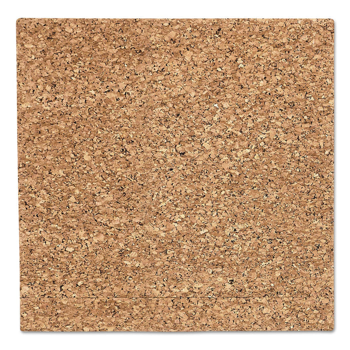 Iceberg iDesign Frameless Cork Bulletin Board, 18 x 18, Natural