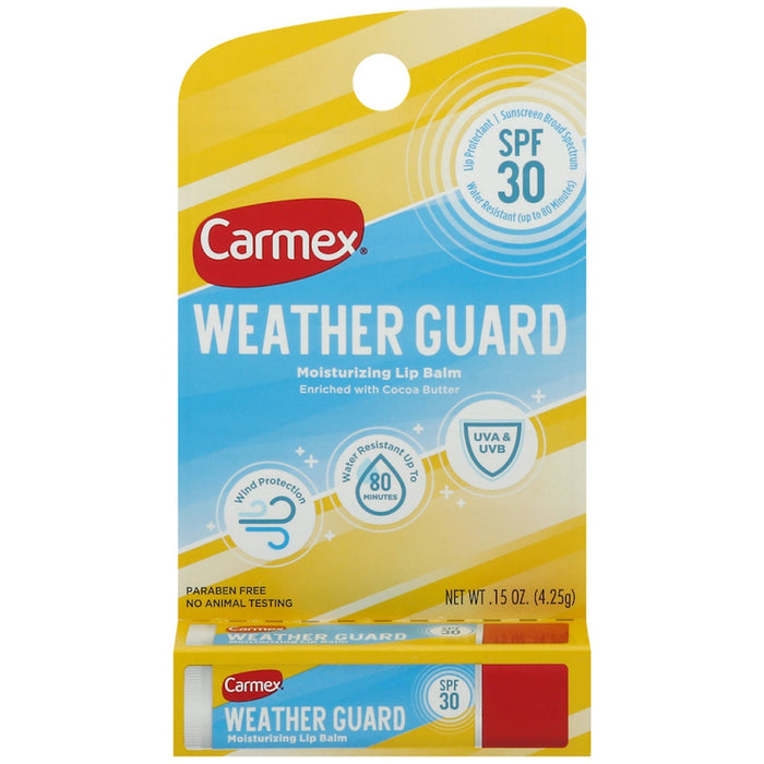 Carmex Lip Balm, Moisturizing, Weather Guard, SPF 30 by Pasteur Pharmacy