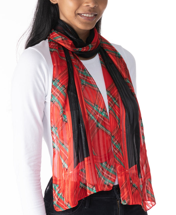 Giani Bernini All Wrapped Up Holiday Oblong Scarf by Vanessa Jane