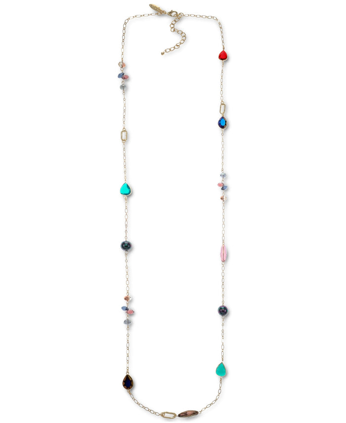 Style and Co Multi-Bead Strand Necklace, 42 + 3 Extender by Vanessa Jane