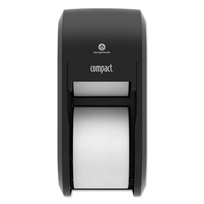 Georgia Pacific Compact Vertical 2-Roll Coreless Tissue Dispenser, 14.06 x 6.69 x 8.19, Black