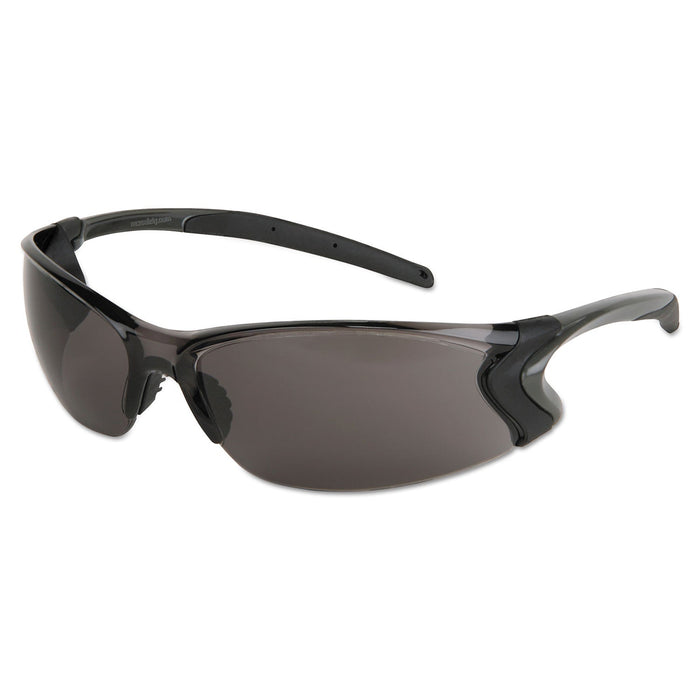 MCR Backdraft Glasses, Clear Frame, Hard Coat Gray Lens