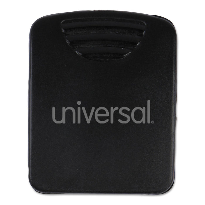 Universal Fabric Panel Wall Clips, 25 Sheet Capacity, Black, 20/Pack