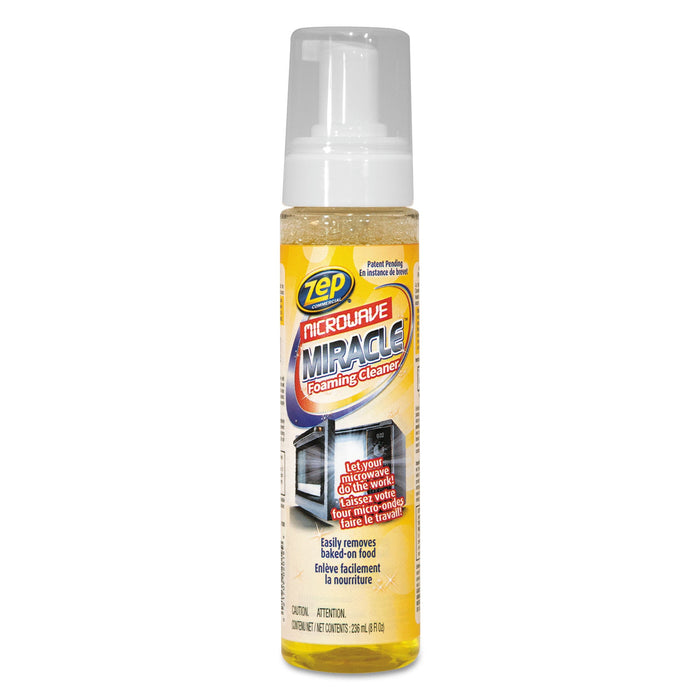Zep Commercial Microwave Miracle Foaming Cleaner, 8 oz Bottle