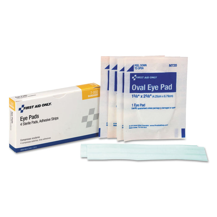 First Aid Only ANSI 2015 Compliant First Aid Kit Refill, 8 Pieces, 4/Box