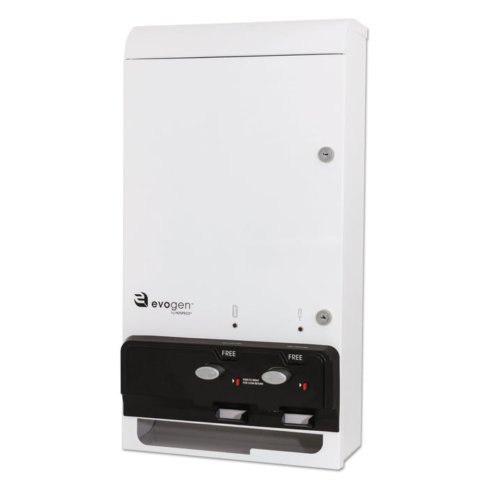 HOSPECO Evogen Feminine Hygiene Dispenser, Metal, 14 x 7.75 x 26.25, White