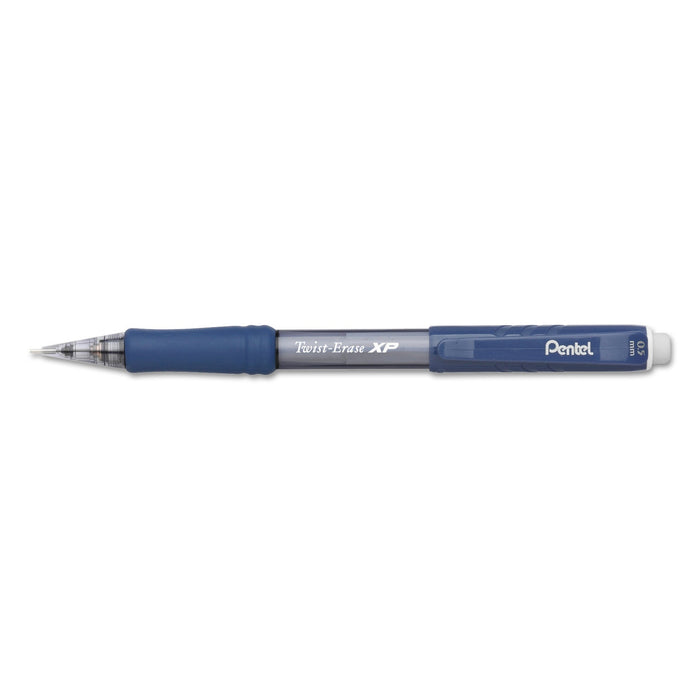 Pentel Twist-Erase EXPRESS Mechanical Pencil, 0.5 mm, HB (#2.5), Black Lead, Blue Barrel, Dozen