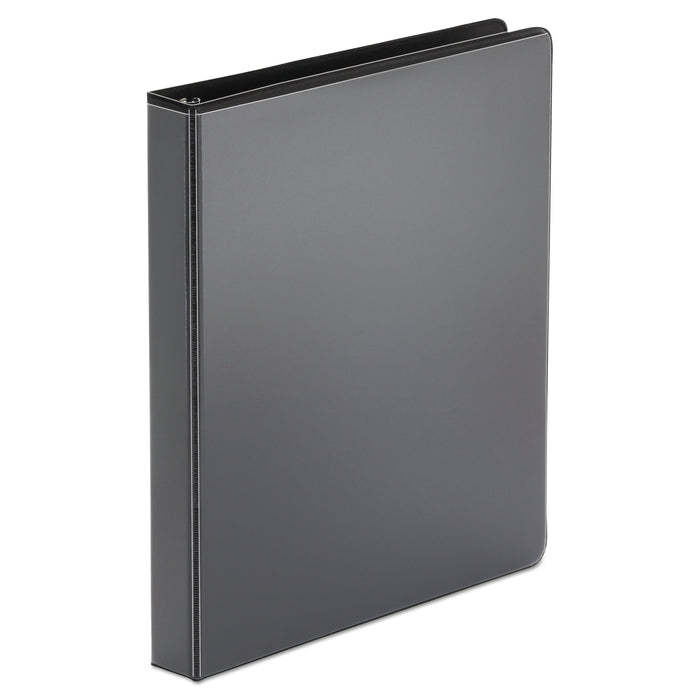Universal Economy Round Ring View Binder, 3 Rings, 1" Capacity, 11 x 8.5, Black