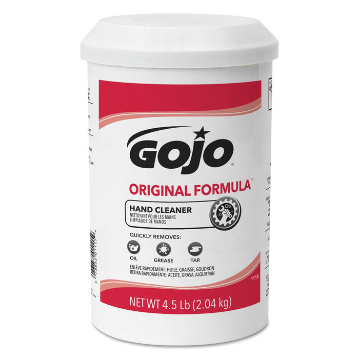 GOJO ORIGINAL FORMULA Hand Cleaner Creme, Unscented, 4.5 lb, White, 6/Carton