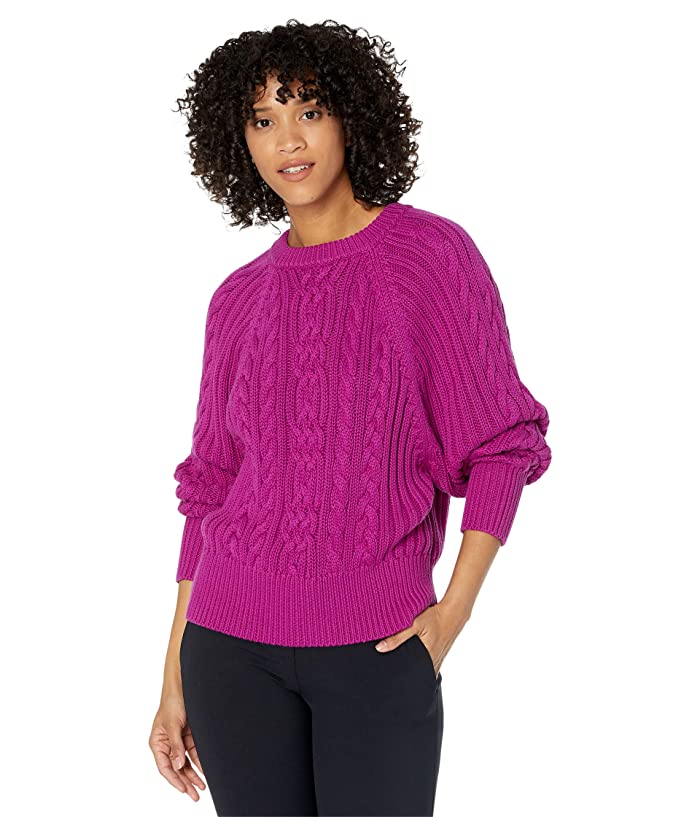 Lauren Ralph Lauren Cable-Knit Dolman Sleeve Sweater, Size Large by Vanessa Jane