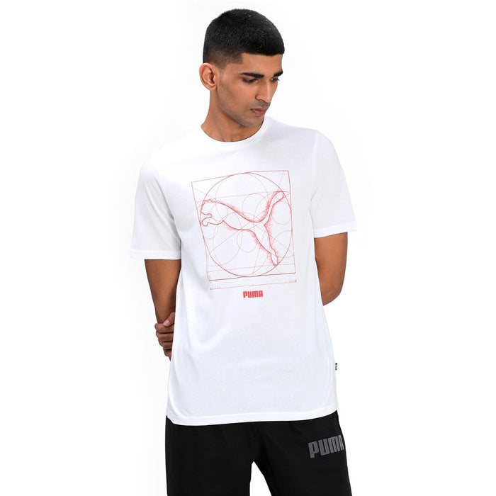 Puma Men’s Renaissance Cat T-Shirt, Size XL by Vanessa Jane